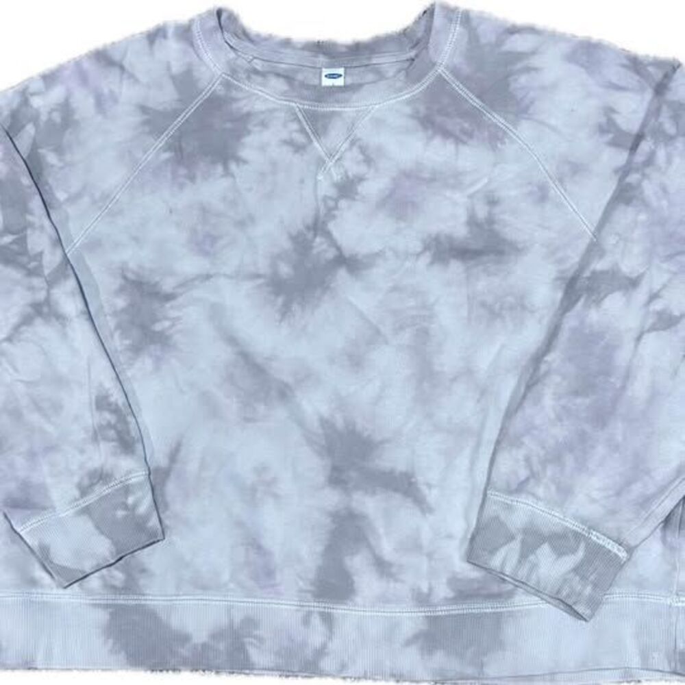 Old Navy Tie-Dye Gray Crewneck Sweatshirt Size L